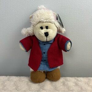 Starbucks 2016 Bearista Bear Plush Stuffed Animal Toy Red Sweater Teddy Barista